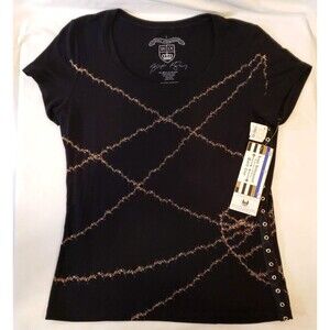 NWT Royal Underground by Nikki Sixx & Kelly Gray Black Shirt - Size L